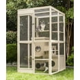 thumbnail image 3 of New Age Pet® ECOFLEX® Kitty Katio Cat House with 4 Cubes, 2 Shelf Indoor/Outdoor Tower, 3 of 10