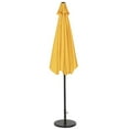 thumbnail image 2 of Living Accents 9' Outdoor Patio Market Umbrella, Push Button Tilt, Crank, 6 Ribs, Yellow, 2 of 4