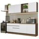 thumbnail image 1 of Cocina Integral 240cm Marrón/Blanco Glamy Madesa 06, 1 of 5
