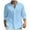 Blue, variant on Men's Long Sleeve Solid Knit Shirt - Casual Button Up, Relaxed Fit for Vacation & Office