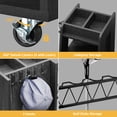 thumbnail image 2 of DWVO Golf Storage Rack Garage Organizer Golf Bag Storage Stand Rack Golfing Equipments Rack Extra Large Design for Golf Clubs Accessories Sports Equipment Storage Rack - Black, 2 of 6