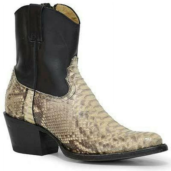 Women's Stetson Sydney Python Boots Handcrafted Natural