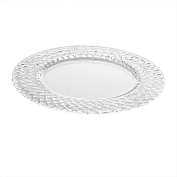 Majestic Gifts E65279-US Campiello 12.6 in. High Quality Glass Charger Plate- case of 2