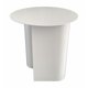 thumbnail image 4 of Mesa auxiliar Benzara Rati 48 cm con tapa redonda blanca, 4 of 5