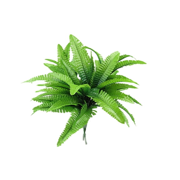 Christmas Artificial Plants,Outdoor Artificial Flowers UV Resistant Plants, Faux Plastic for Indoor Outside Hanging Plants Garden Porch Window Box Home Wedding Farmhouse Decor(Green2)