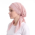 thumbnail image 2 of Domzle Headwear for Women Elegant Pre-tied Turban Headwrap, Soft Stretchy Caps for Hair Loss, Breathable Headscarf for Daily Wear, 2 of 4