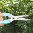 thumbnail image 3 of 2PCS Pruning Shears, Pruning Scissors Gardening Tools, Pruners For Flower, Bushes, Rose And Fruit Tree, Use For Florist, Yard And Orchard the Plant Clippers, Sharp White Steel Anvil Snips(Light Blue), 3 of 8