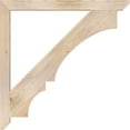 thumbnail image 3 of Ekena Millwork 3 1/2"W x 46"D x 46"H Balboa Slat Smooth Bracket, Douglas Fir, 3 of 4