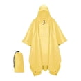 thumbnail image 3 of Ponchos para adultos, impermeable 3 en 1 con capucha, chaqueta impermeable para montar a caballo, senderismo, deportes, mochileros, 3 of 9