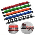 thumbnail image 2 of Plastic Wrench Organizer Rail Rack For Wall Mounting In Workshops And Garages, 2 of 7