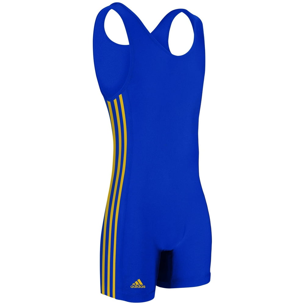 adidas Youth 3Stripe Wrestling Singlet