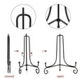 thumbnail image 5 of 10 Pack Anti-Slip Iron Display Stand, Black Iron Easel Plate Display Photo Holder Stand, Picture Frame Holder Stand for Displaying Pictures, Plates, Books and Arts, 5 of 7