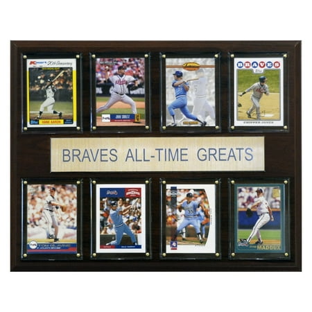 - C&I Collectables MLB 12x15 Atlanta Braves All-Time Greats Plaque