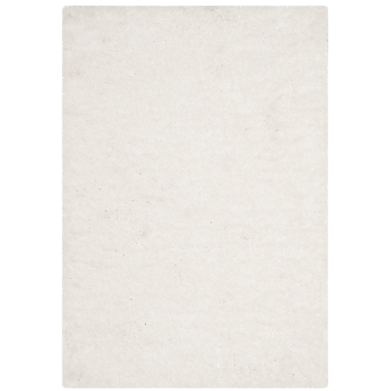 SAFAVIEH Sybella Solid Plush Polyester Sheep Shag Area Rug, Ivory, 8' x 10'