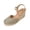 Gold, variant on Fiaer Wedges Platform Sandals for Women Comfortable Closed Toe Sandals Hollow out Sandals with Ankle Strap Buckle Summer Dressy Vacation Shoes White 9.5