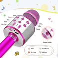 thumbnail image 3 of Purple Fun Toys For 3-12 Year Old Girls, Microphone For Kids Karaoke Microphone Birthday For 5-12 Year Old Boy Toy Microphone For Kids.., 3 of 5