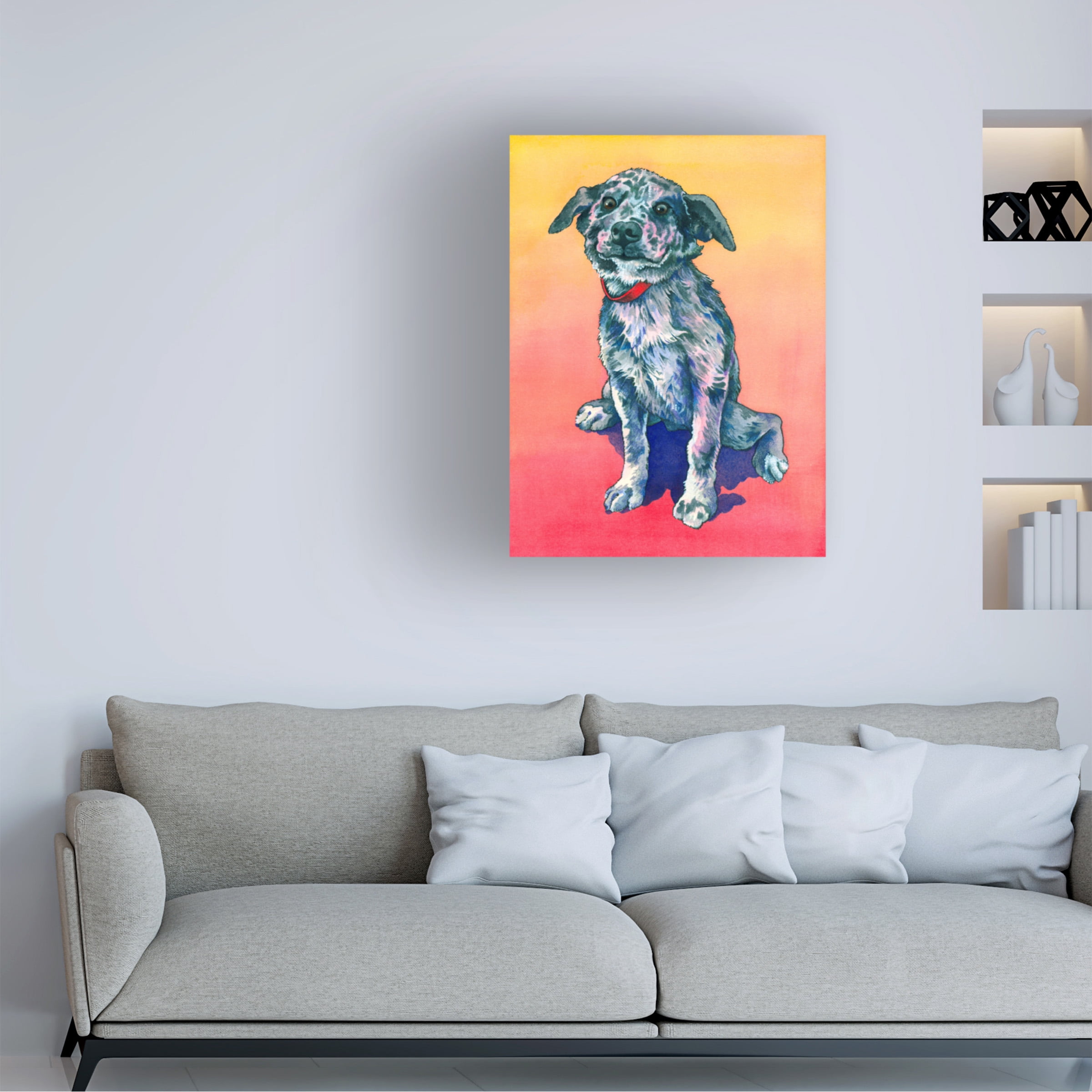 Wendy Edelson 'Simon Puppy' Canvas Art