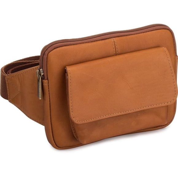 Le Donne Leather LD-9880-TN Journey Waist Bag, Tan