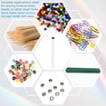 thumbnail image 5 of 6pcs Clear Plastic Storage Tubes 10 Inch with Black Lids Flat Bottom Durable Bead Containers for Crafting Jewelry Supplies Item Clear, 5 of 9