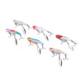 thumbnail image 3 of 6 señuelos de pesca artificiales de metal de 5 cm con vibración, diseño aerodinámico, ojos 3D, cuchara hundida., 3 of 14