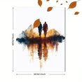 thumbnail image 3 of Qisvanset 12x16 Inch Jesus Walk On Water Canvas Wall Art, Watercolor Bible Sketch Modern Religious Wall Decor, 3 of 8