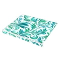 thumbnail image 2 of 13.4" x 16.5" Food-Grade Acrylic Cutting Board Non-Slip Kitchen Chopping Board Teal Swirl Damask Pattern, 2 of 7