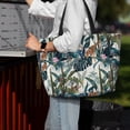 thumbnail image 4 of Wukai Hawaiian Style Print Zipper Bag,large Beach Tote Bag,Waterproof Sandproof Bag,Grocery and Picnic Tote Travel Bag, 4 of 5