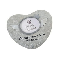 Kuntesetty Dog Memorial Stones Grave Markers Loss of Pet Gift, Pet Dog Garden Stones Memory Angel
