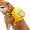 thumbnail image 2 of Adjustable Puppy Dog Backpack Cartoon Dog Treat Bag Outdoor Travel Portable Dog Pet Small Bags with Training Lead Leash, 2 of 5