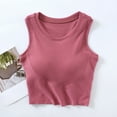 thumbnail image 7 of Aboser Womens Workout Tank Top with Built in Bra Slimming U Neck Yoga Shirt Athletic Gym Tank Tops for Women Layering Tanks Stretch Casual Sleeveless Basic Tees, 7 of 7