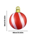 thumbnail image 3 of Qocolhg Outdoor Christmas Decorations Indoor, Christmas Decoration 60cm Outdoor Christmas Inflatable Decorated Pvc Inflatable Christmas Christmas Tree Decorations, Christmas Clearance, 3 of 9
