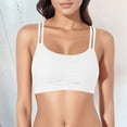 thumbnail image 2 of Sngxgn Women's Sports Bra Strap Cotton Sports Bra with Medium Support(White,S), 2 of 5
