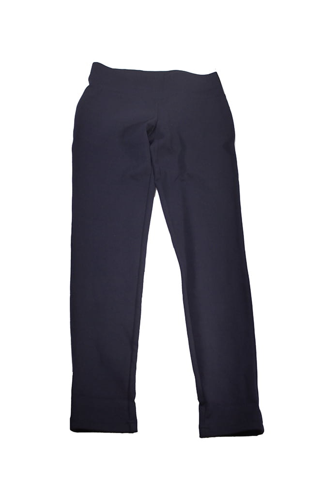 Curvy Pull-On Straight-Leg Pants 