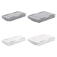 thumbnail image 3 of Cajón de mesa Wdftyju Caja de almacenamiento ABS Debajo del escritorio Bandeja organizadora de papelería Blanco L, 3 of 8