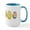 White/Blue Inside, variant on CafePress - Easter Eggs Mugs - 15 oz Ceramic Large White Novelty Mug