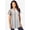 Natural Seersucker Stripe, variant on Women's Plus Size Extended Plus Size Seersucker Shirt