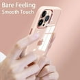 thumbnail image 2 of Compatible with iPhone Case,Luxury Solid Color Edge Frame Border Electro Plated Metal Camera Lens Protection Clear Soft Shockproof Cover Phone Case (Red,iPhone 14), 2 of 6