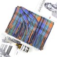 thumbnail image 4 of Fashion Long Shawl Big Grid Winter Warm Lattice Large Scarf, 4 of 5