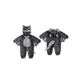 thumbnail image 4 of RUINIXCW Girls Boys Halloween Animal Long Sleeve Hooded Zip Up Wolf Jumpsuit, 4 of 8