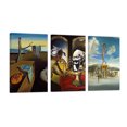 thumbnail image 1 of Cuadro Decorativo Tríptico Vertical Arte Dalí Canvas Revolution Set De 3 Cuadros 30x45 cm, 1 of 5