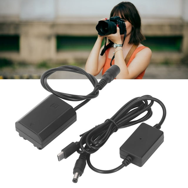 Camera Dummy Battery, ABS 12V 15V 20V Input DC Coupler Dummy Battery Fully Decoded For A9 Cameras