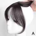 thumbnail image 3 of Natural Human Hair Bangs Side Fringe For Women 3D Middle Part False Bangs Clip-in Extensions, 3 of 8