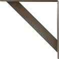 thumbnail image 4 of Ekena Millwork 2"W x 20"D x 20"H Traditional Steel Bracket, Hammered Brown, 4 of 13