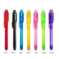 thumbnail image 2 of Peggybuy 2 in 1 Luminous Light Invisible Ink Pen UV Kids Drawing Magic Pens (Green), 2 of 9