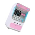 thumbnail image 1 of Freer ATM Electronic Piggy Bank 4 Money Cash Digit Password Coin Cash Bank Machine Toy Pink, 1 of 8