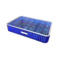 thumbnail image 4 of Cajón de acrílico Caja de almacenamiento Organizador de cosméticos, herramientas de manicura de mesa Contenedores de almacenamiento de arte de uñas Azul translúcido Sunnimix Estuche organizador de almacenamiento, 4 of 7