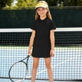 thumbnail image 6 of Amidoa 3 Pack Children's Polo Shirts Short Sleeve – Boys Girls Casual Sport Performance Tee Set Solid Color School Uniform,Black Size 8, 6 of 7
