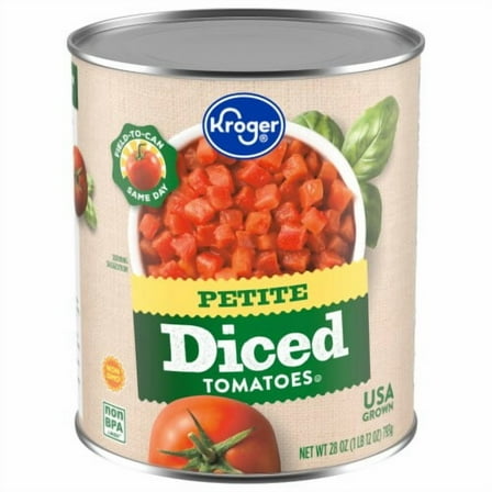 KR Petite Diced Tomatoes 28 oz - Pack of 2