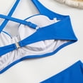 thumbnail image 7 of Daznico Women's Bikini Set, Underwire Twist Front Top with Wrap High Waist Bottoms,M, 7 of 7