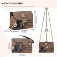 thumbnail image 7 of KUIFORTI Black Horse Crossbody Bags for Women Leather Durable Functional Woman Shoulder Bag Handbags Comfortable Shoulder Bag Wallets with Chain Strap for Daily Life, 7 of 7